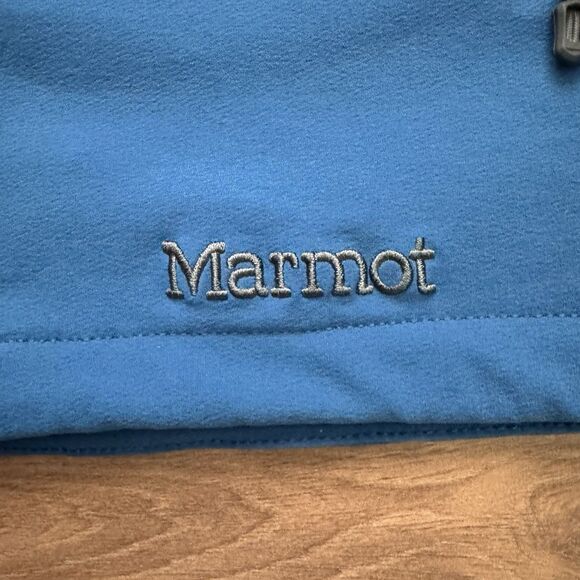 Marmot Softshell Jacket Blue Men’s Size Large Full Zip Outdoor Hiking Activewear - Picture 4 of 12